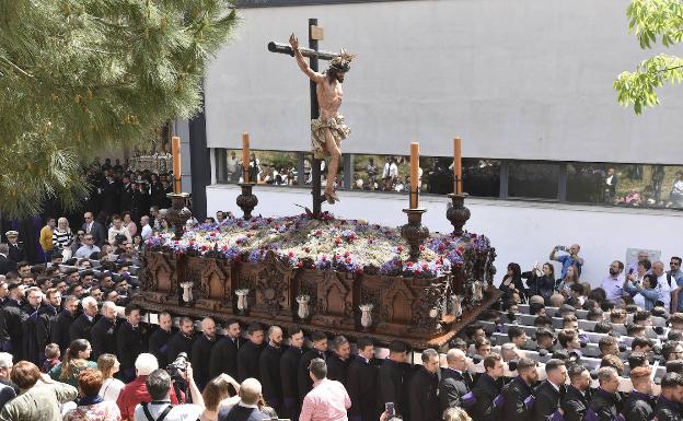Crucifixión en la calle Carrión-Semana Santa de Málaga